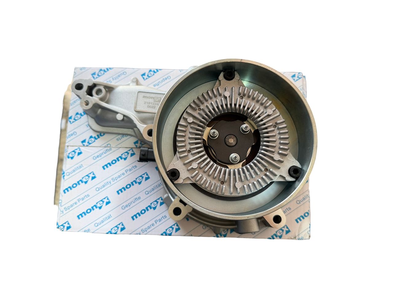 واتر پمپ برند مونیکس رنو پریمیوم فن دار قطر پولی 148mm fmx