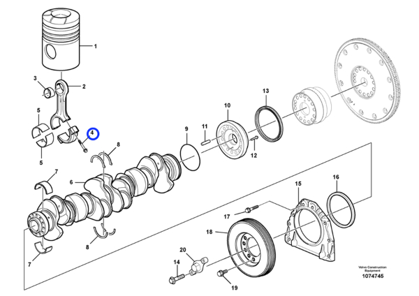 شاطون موتور FH13 مدل 480 مستعمل