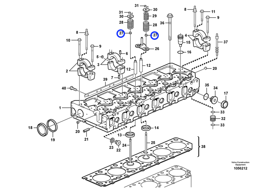 لاستیک ساقه سوپاپ FH16 الرینگ 125.770