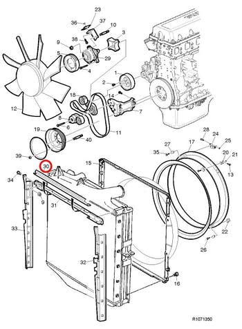 لاستیک بالا رادیات fh اصلی 066