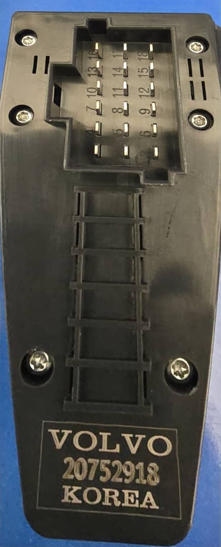 کلید شیشه بالابر FH12 چپ 20752918 راننده 7 کاره