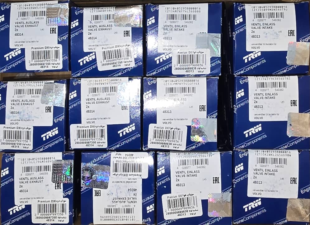 سوپاپ دود و هوا رنو پیریمیوم  DXl11 برند trw 313-314